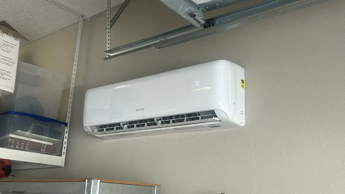 Wall-mounted ductless mini-split indoor unit
